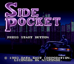 Side Pocket Title Screen